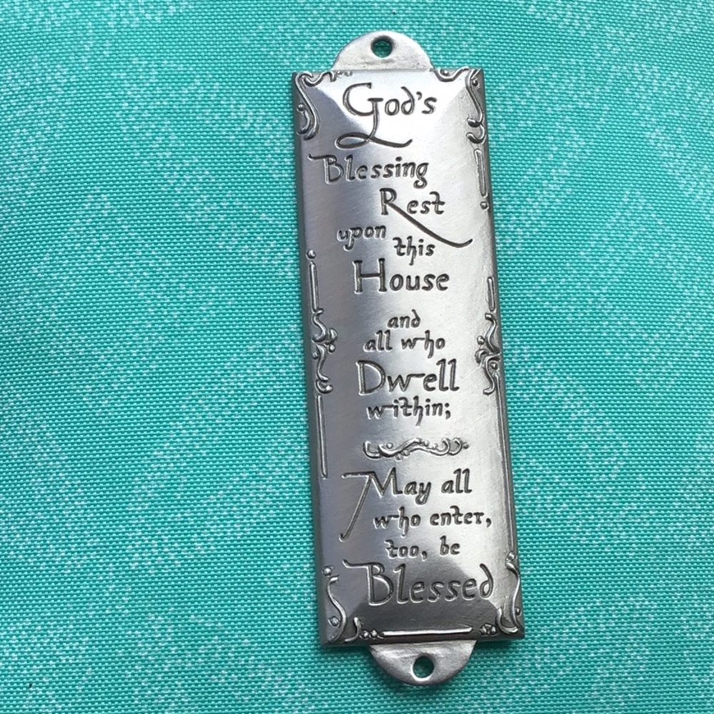 Cynthia Webb Designs Room Blessing - pewter